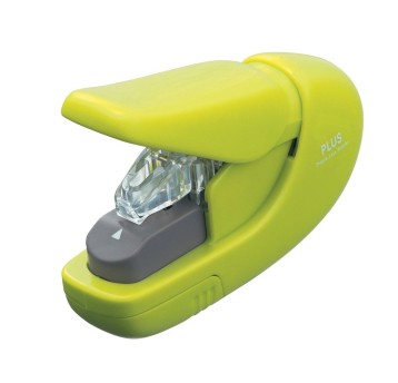 Zszywacz bezzszywkowy PLUS STAPLE-FREE SL106-AB do 5 kartek metal / tworzywo kol. zielony [205135]