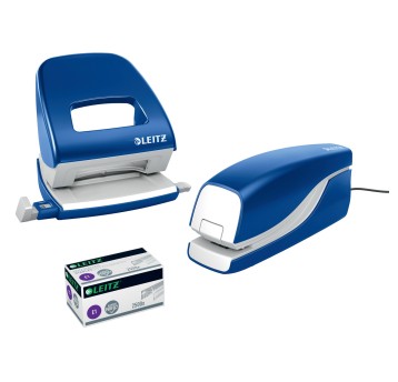 Zszywacz elektryczny LEITZ NEXXT 5532 do 10 kartek metal / tworzywo kol. niebieski [55320035]