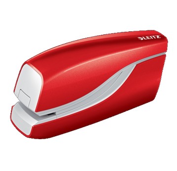 Zszywacz elektryczny LEITZ NEXXT WOW 5566 do 10 kartek metal / tworzywo kol. czerwony [55661026]