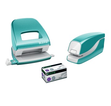 Zszywacz elektryczny LEITZ NEXXT WOW 5566 do 10 kartek metal / tworzywo kol. turkusowy [55661051]