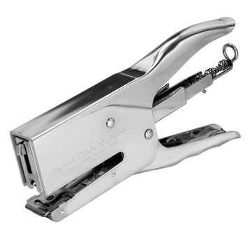 Zszywacz nożycowy LEVIATAN do 50 kartek metal kol. srebrny [207017]