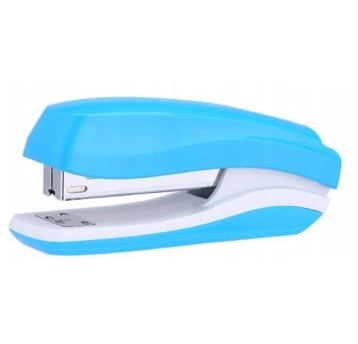 Zszywacz uniwersalny DELI do 25 kartek metal / tworzywo kol. biało-niebieski [EO319_WB]