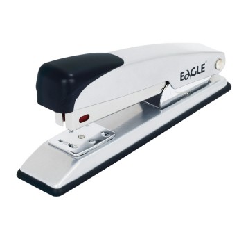Zszywacz uniwersalny EAGLE 204 do 12 kartek metal / tworzywo kol. szaro-czarny [110-1161]