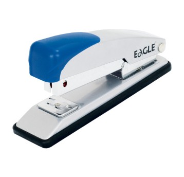 Zszywacz uniwersalny EAGLE 205 do 20 kartek metal kol. szaro-niebieski [110-1168]