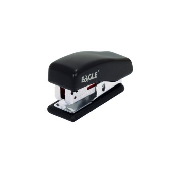 Zszywacz uniwersalny EAGLE 868 do 10 kartek metal / tworzywo kol. czarny mini [110-1223]