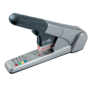 Zszywacz uniwersalny LEITZ 5551 do 80 kartek metal kol. srebrny kasetowy mocny [55510084]