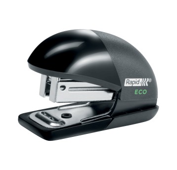 Zszywacz uniwersalny RAPID ECO do 10 kartek metal / tworzywo kol. czarny mini [24846201]