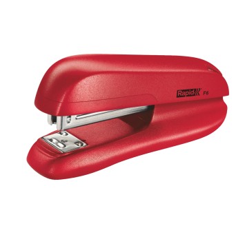 Zszywacz uniwersalny RAPID F6 do 20 kartek metal / tworzywo kol. czerwony [5000270]