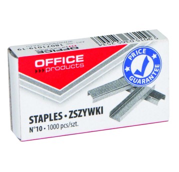 Zszywki 10/5 uniwersalne OFFICE PRODUCTS 15 kartek kol. srebrny 1000 szt. [18071019-19]
