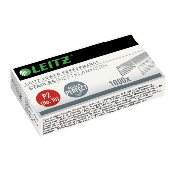 Zszywki 10 uniwersalne LEITZ Power Performance 15 kartek kol. srebrny 1000 szt. [55770000]