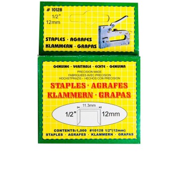 Zszywki 12mm do zszywacza tapicerskiego/takera D.RECT kol. srebrny 1000 szt. [207023]