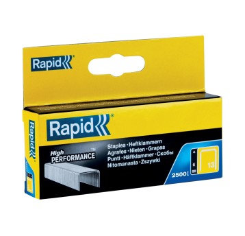 Zszywki 13/6 uniwersalne RAPID HIGH Performance kol. srebrny 2500 szt. [11830725]