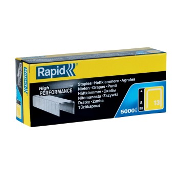 Zszywki 13/8 uniwersalne RAPID HIGH Performance kol. srebrny 5000 szt. [11835600]
