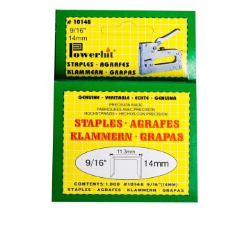 Zszywki 14mm do zszywacza tapicerskiego/takera D.RECT kol. srebrny 1000 szt. [207024]