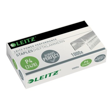 Zszywki 24/8 uniwersalne LEITZ Power Performance 40 kartek kol. srebrny 1000 szt. [55710000]